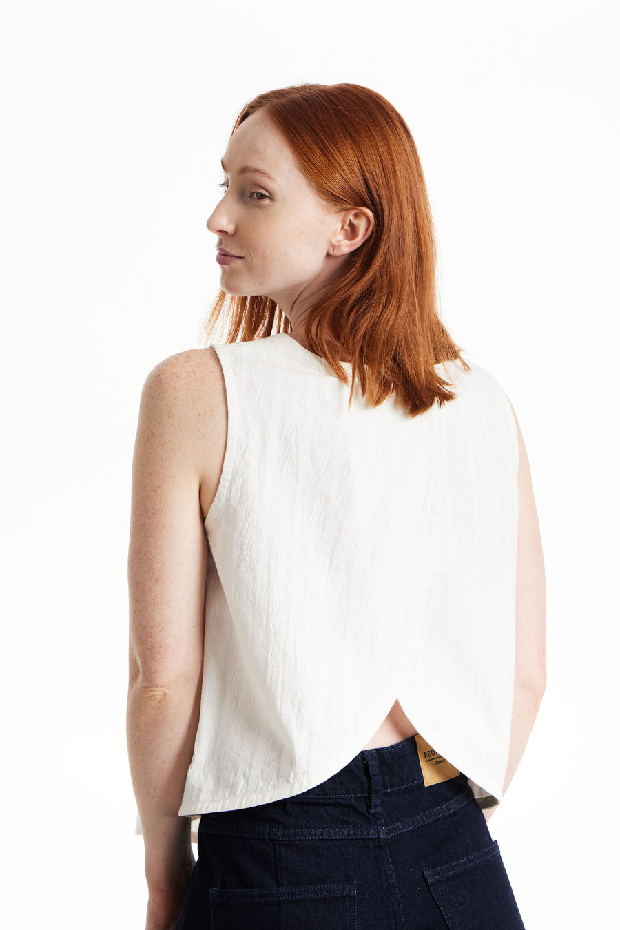 Tavi Top in Eco white