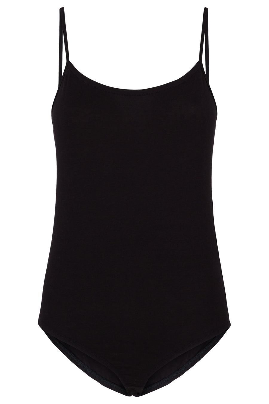 People Tree Fair Trade, Ethical & Sustainable Marika Bodysuit in Black 95% organic certified cotton, 5% elastane